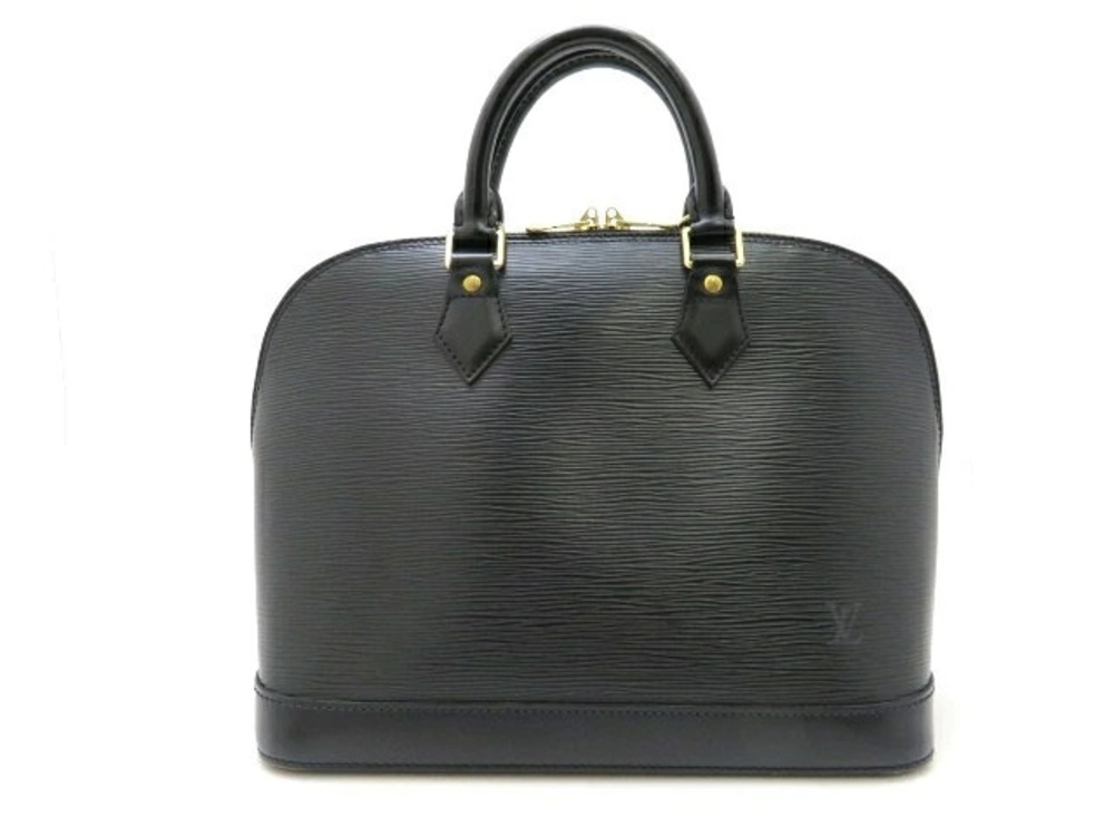 LOUIS VUITTON Alma handbag Epi leather Noir Black